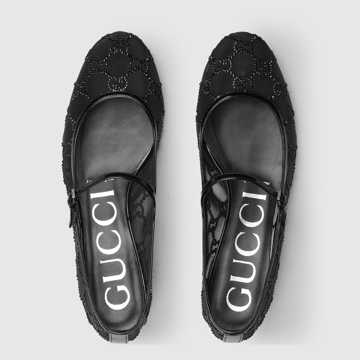 Gucci Women’s GG crystal ballet flat - Image 4